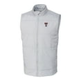thumbnail image 2 of Men's Cutter & Buck  Silver Texas Tech Red Raiders Stealth Full-Zip Vest, 2 of 3