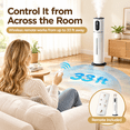 thumbnail image 6 of 8L Ultrasonic Humidifier for Bedroom, Top Fill Cool Mist Humidifier with Remote Control, Adjustable Mist Output, Sleep Mode Night Light, Large Room Humidifier for Home Office, 6 of 8