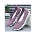 thumbnail image 5 of Gomelly Women Loafers Slip On Flats Low Top Flat Shoes Anti-Slip Pumps Party Work Casual Purple 7.5, 5 of 7