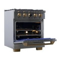 thumbnail image 5 of 30 in. 4.2 cu. ft. 4 Burners Dual Fuel Range for Natural Gas in Stainless Steel, 5 of 15
