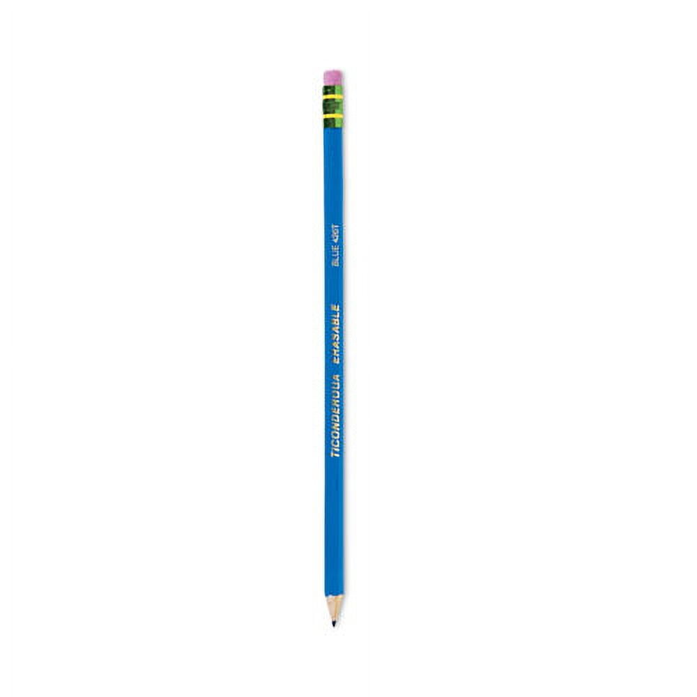 Erasable Colored Pencils, 2.6 mm, 2B, Carmine Red Lead, Carmine Red Barrel, 12/Pack | Bundle of 10