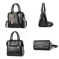 thumbnail image 4 of Bolso de hombro de cuero PU para mujer, bolso de mano de lujo con patrón de cocodrilo, bolso con asa de diseño, bolso cruzado de hombro para mujer, invierno, nuevo, 4 of 6