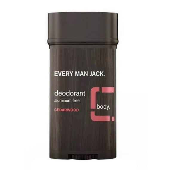 Every Man Jack Body Deodorant, Cedarwood, 3 Oz, 2 Pack