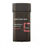 Every Man Jack Body Deodorant, Cedarwood, 3 Oz, 6 Pack