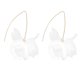 thumbnail image 1 of Pendientes de resina con borlas de pétalos de rosa bohemia - Pendientes de pétalos en capas - Pendientes de borlas de flores exageradas con personalidad, 1 of 5
