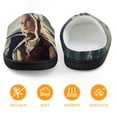 thumbnail image 5 of Kids Game of Thrones Slippers Boys Girls Non-Slip Fuzzy House Slippers Warm Soft Plush Winter House Shoes Slip-On Shoes, 5 of 7