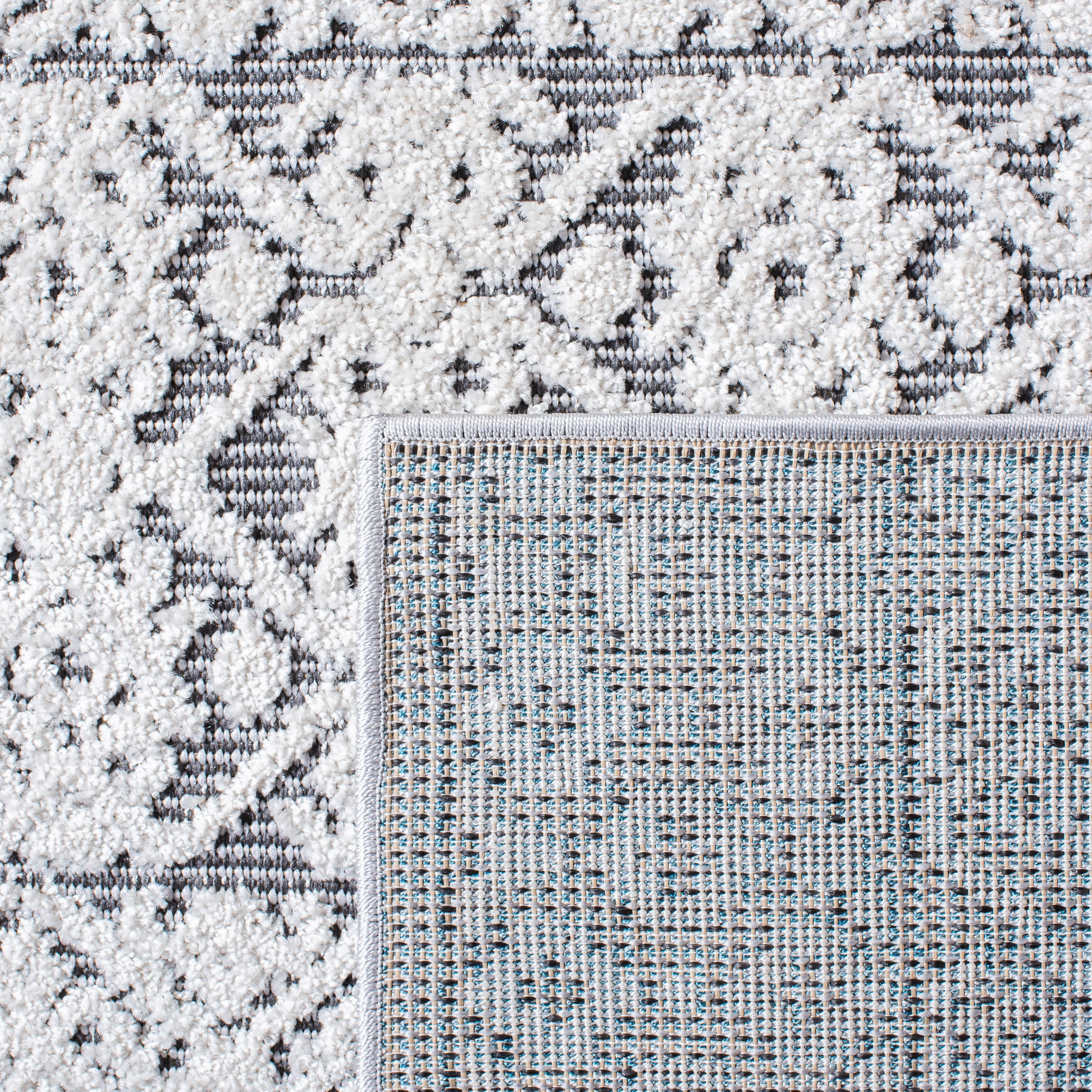 Safavieh Cabana Allycia Ivory/Grey 2'2"X9' Indoor/Outdoor Runner