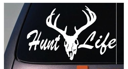 Buck stops here .270 hunt hunting 270 vinyl sticker decal logo truck car wall 55