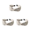 thumbnail image 2 of Sonducket Diadema Estampado floral Bandas para el cabello Diademas retorcidas Sombreros Blanco Type1 NO1, 2 of 6