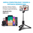 thumbnail image 3 of Palo Selfie Trípode Con Control Remoto Y Bluetooth Xtellar negro, 3 of 3