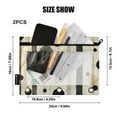 thumbnail image 4 of FORMRS 2 Pack Pencil Pouch for 3 Ring Binder with Clear Window Zipper Case, Stripes Pattern, 4 of 6