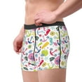 thumbnail image 2 of Pofeuu Undersea Seahorse Print Men’s Boxer Briefs, Moisture-Wicking Underwear, Regular,Trunk-Medium, 2 of 5