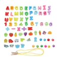 thumbnail image 4 of Juguete para enhebrar de madera, manualidades DIY, juego de para en edad preescolar 71 Yotijar juegos de enhebrar cuentas, 4 of 7