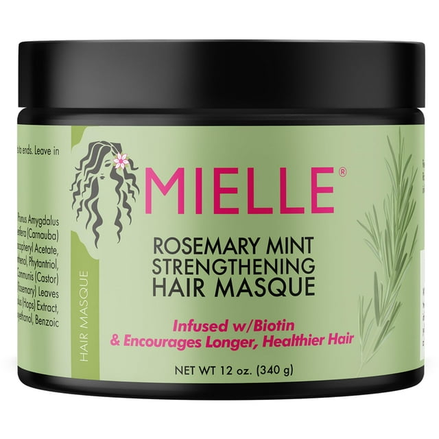 Mascarilla capilar Mielle Organics Rosemary Mint Strengthening 350 ml