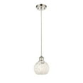 thumbnail image 3 of Innovations Lighting - White Mouchette - 1 Light Cord Hung Mini Pendant In, 3 of 7