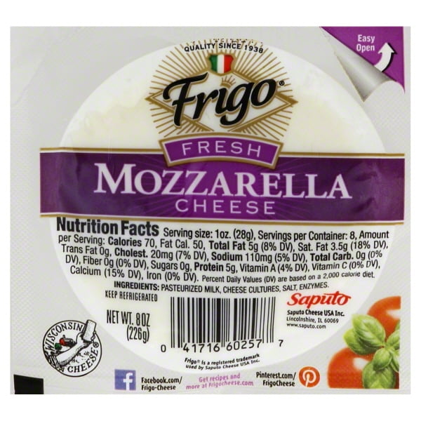 Saputo Cheese Frigo Cheese, 8 oz