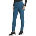 thumbnail image 4 of Dickies EDS Essentials Scrubs Pant For Women Mid Rise Tapered Leg Pull-on DK090P, M Petite, Caribbean Blue, 4 of 4