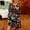Black, variant on Palatial Hippie Style Floral Print Dress for and Fair Attire Elegant Bohemian Gown by 70s Fashion