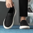 thumbnail image 4 of 2026 Summer Men's Casual Sneakers, breathable low-top upper, soft lightweight sole and durable outsole. Non-slip & wear-resistant, casual trendy design for daily walking, commute and urban daily wear, 4 of 6
