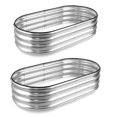 thumbnail image 1 of Cama de cultivo JERIA galvanizada 122x61x30 cm, 2 piezas, 1 of 7