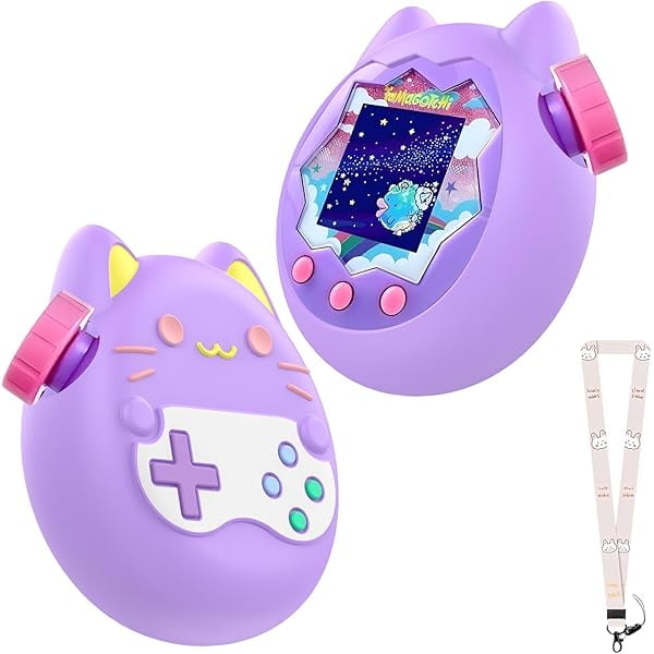 Tamagotchi Pix – Mascota Virtual Con Cámara Incorporada Y Botones Táctiles, Color Rosa, Incluye 17 Juegos Y Conexión Con Amigos