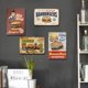 thumbnail image 3 of Kit Pintura Hierro Rectangular Placa Metal Vintage Hamburguesa 20x30cm 4 Uds., 3 of 9