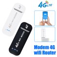 Onemayship Portable 4G Wireless Router Unlocked LTE Modem Mobile Broadband SIM Card Slot WIFI Hotspot Travel Essential(White)