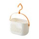 thumbnail image 2 of Organizador de ducha colgante, soporte para champú y jabón con ganchos, cesta de almacenamiento, Blanco, 2 of 9