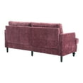 thumbnail image 6 of 2-Seat Chenille Loveseat with Solid Wood Frame and Removable Cushions - Ideal for Living Room, Bedroom or Small Spaces, 6 of 6