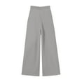 thumbnail image 5 of ctdiral Women Wide Leg Pleated Sweatpants Fashion Baggy Athletic Joggers Drawstring Waist Lounge Pants with Pockets Casual Lightweight Yoga Pants Gray XL, 5 of 7