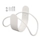 thumbnail image 1 of Stainless Steel Garden Hose Bracket Wall Mount Strong Load Bearing Garden Hose Storage Holder Easy To Install Hose Hanger White, 1 of 2