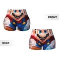 thumbnail image 5 of Lsque Mario Pattern High Waisted Biker Shorts for Women-Tummy Control Fitness Athletic Workout Running Yoga Gym Shorts,Moisture-Wicking-XX-Large, 5 of 9