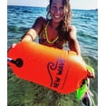 thumbnail image 2 of New Wave Swim Bubble for Open Water Swimmers and Triathletes - Be Safer with New Wave Swim Buoy While Swimming Outdoors with This Swim Safety Buoy Tow Float (Orange), 2 of 9