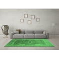 thumbnail image 3 of Ahgly Company Indoor Rectangle Oriental Emerald Green Industrial Area Rugs, 5' x 7', 3 of 4