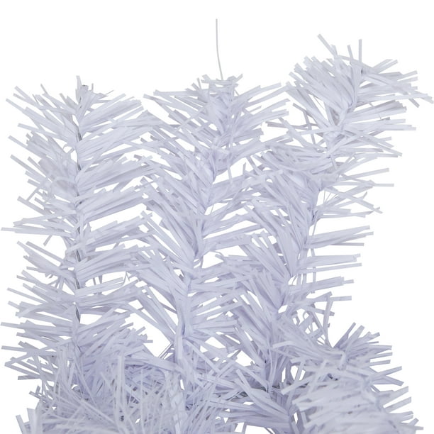 Northlight 50' x 4 White Iridescent Artificial Christmas Garland - Unlit