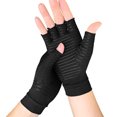 thumbnail image 1 of Gants de Compression Thérapeutiques Respirants Sans Doigts Gants de Vélo Gants d'Arthrite, 1 of 9