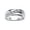 Platinum-Plated Sterling Silver, variant on PalmBeach Jewelry Swirled Round Diamond Wedding Band 1/10 ct. t.w. Platinum Over Sterling Silver