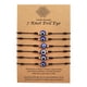 thumbnail image 1 of Pulsera de mal de ojo Pulsera de la suerte 7 nudos Cordón ajustable de Kabbalah, 1 of 5