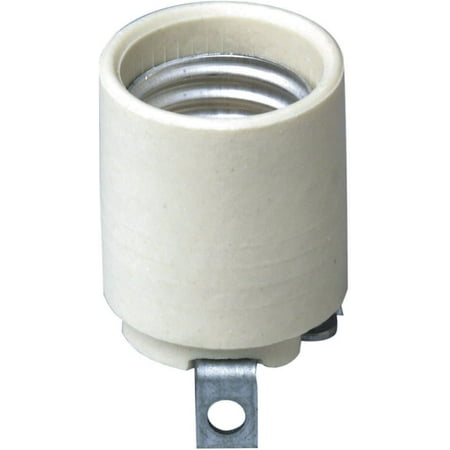 

Leviton 3152-8 Medium Base One-Piece Keyless Incandescent Unglazed Porcelain Lampholder White