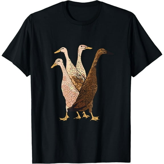 Velto Running Duck Indian Runner duck T-Shirt Fullsize S-5XL Shirt
