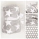 thumbnail image 2 of Manta para bebé Manta polar para niños Manta suave y acogedora para recién nacidos Manta para cama para niño y niña Diseño gris, 2 of 6