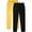 Yellow, variant on heyac Men Linen Pants Expandable Waist Straight Leg Mens Hop Pants Casual Mens Workout Pants with Pockets,XXXL Khaki