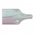 thumbnail image 1 of Seagulls Cutting Board, Sunrise by the Beachside Birds Flying Towards Horizon Watercolor Style, Decorative Tempered Glass Cutting and Serving Board, Wine Bottle Shape, Pink White, by Ambesonne, 1 of 1
