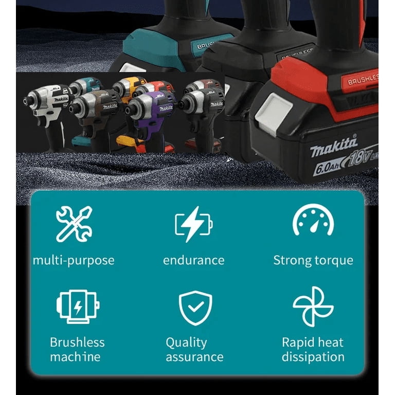 Makita DTD173 18V Multi-function Cordless Brushless Power Tool