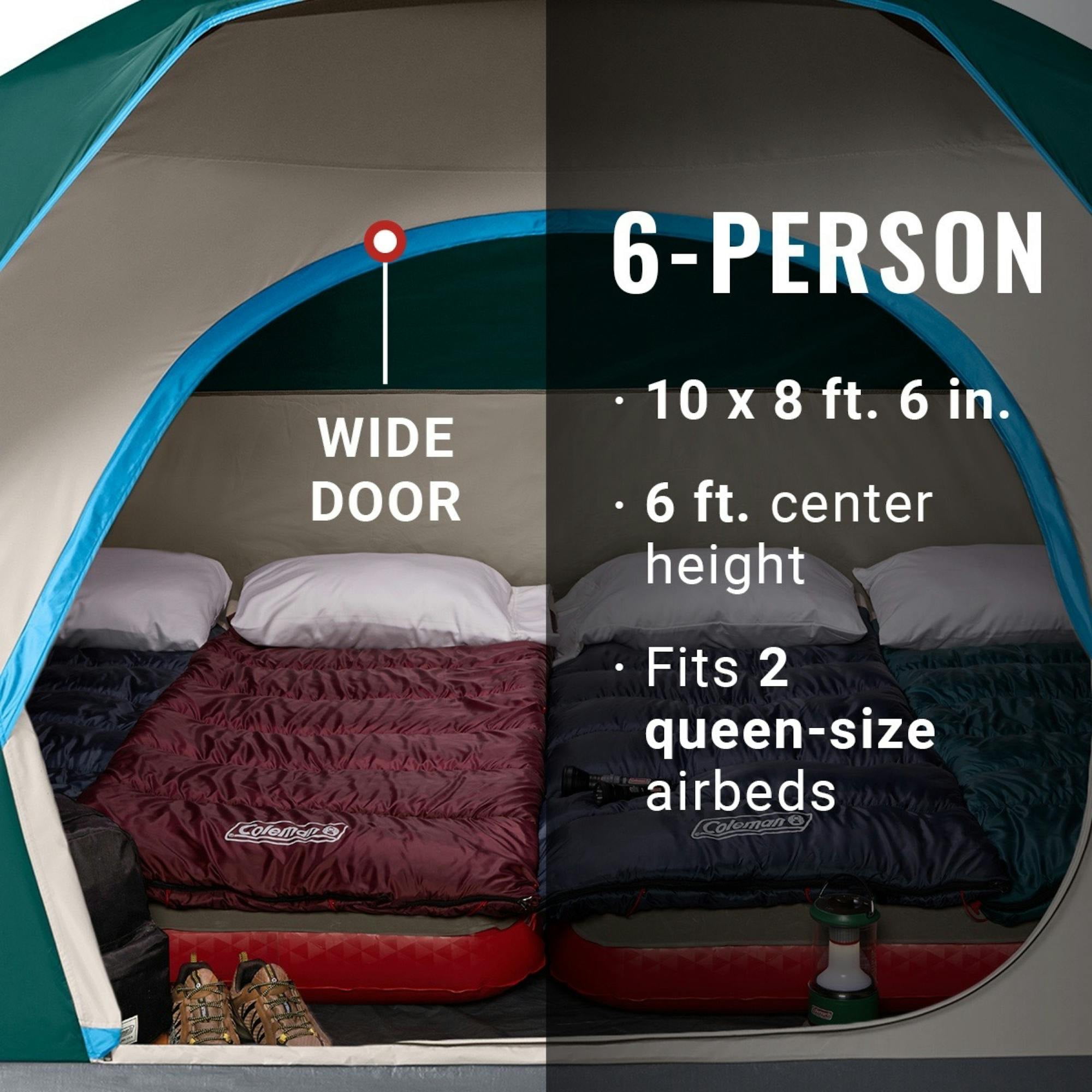 Coleman 6-Person Skydome™ Camping Tent
