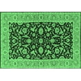 thumbnail image 1 of Ahgly Company Indoor Rectangle Oriental Emerald Green Traditional Area Rugs, 8' x 12', 1 of 4