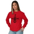 thumbnail image 4 of Scarab Ankh Ancient Egyptian Symbols Long Sleeve TShirt Men Women Brisco Brands S, 4 of 6