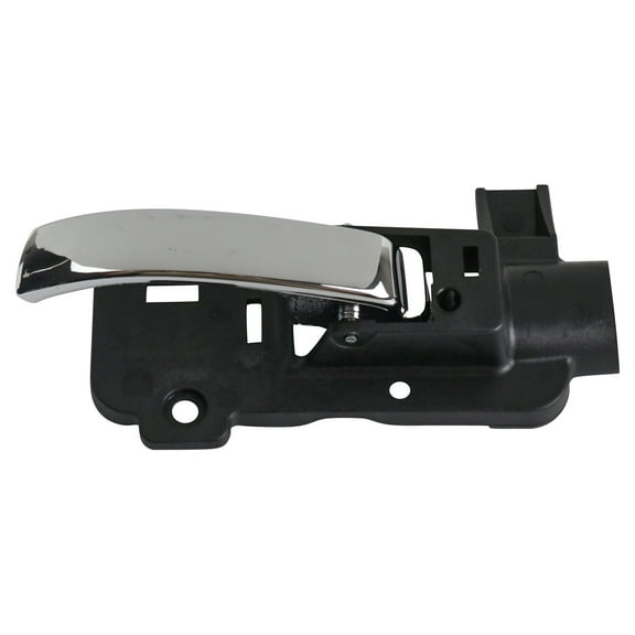 TRQ Rear Left Interior Door Handle Chrome & Black Fits 2011-2014 Dodge Avenger DHA31793