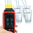 thumbnail image 2 of Thermocouple Thermometer 4 Channels Data Logger Thermometer K Type Temperature Logger with Alarm and Data Logging, 2 of 9