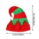 thumbnail image 3 of Gorro navideño con cascabeles | Gorro de Papá Noel de patchwork a rayas para fiestas | Tela ligera no tejida | Decoración divertida para niños y adultos, 3 of 6